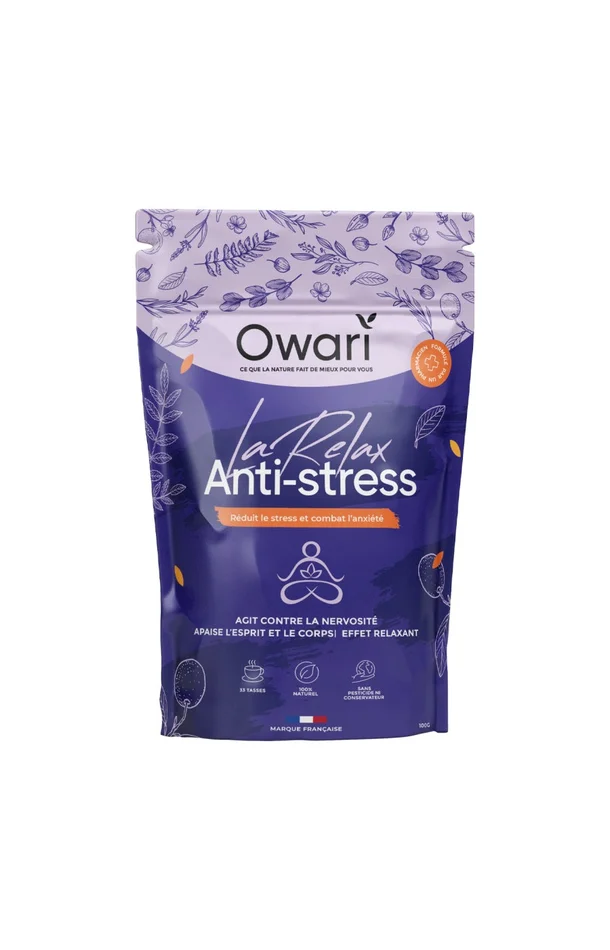 Infusion naturelle anti-stress – Relax – 15 jours