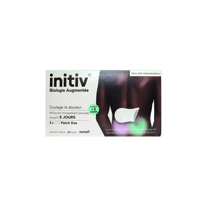 INITIV PATCH DOS ANTI DOULEUR X3 SANOFI