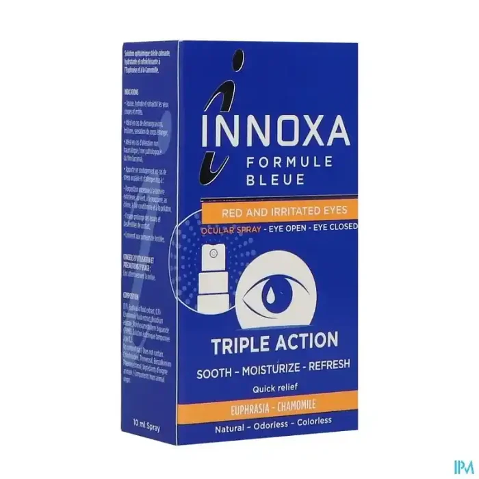 Innoxa formule bleu spray yeux rouges et irrites 10ml
