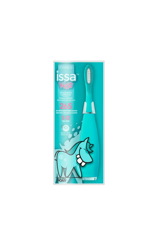 ISSA kids – Brosse à dents électrique silicone – True Blue Pony