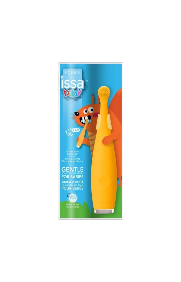 ISSA™ Baby – Brosse à dents sonique – Enfants de 0 à 4 ans – Jaune