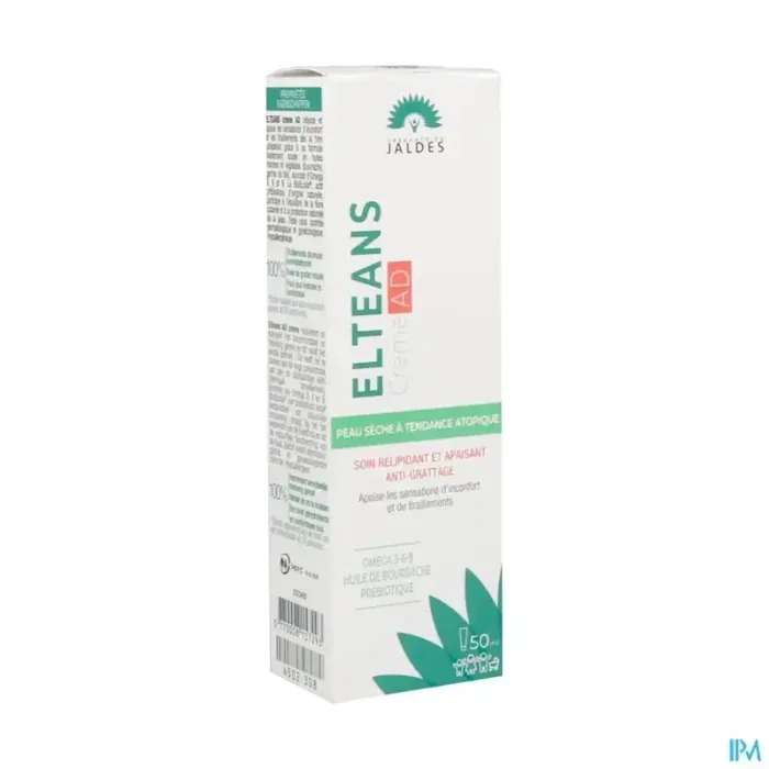 Jaldes elteans crème ad peau sèche à tendance atopique crème relipidante apaisante antigrattage 50ml