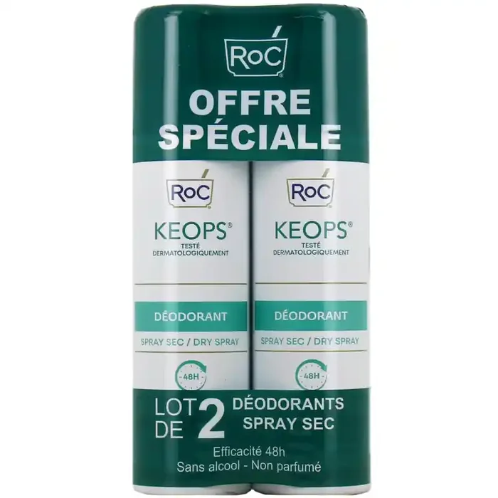 KEOPS DEODORANT SPRAY SEC 150ML LOT DE 2 x 150ml ROC