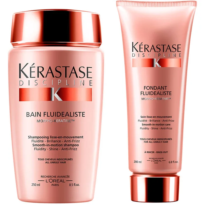 Kérastase Discipline Bain Fluidéaliste (250ml) et Fondant Fluidéaliste (200ml)
