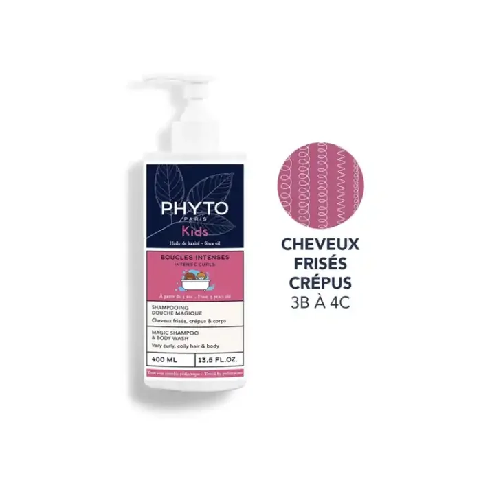 KIDS BOUCLES INTENSES SHAMPOOING DOUCHE MAGIQUE 400ML PHYTO