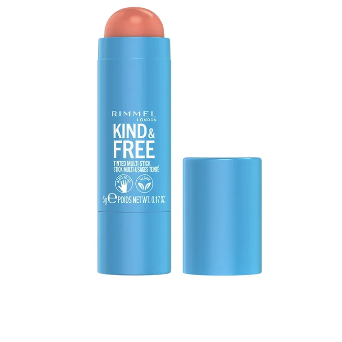 KIND & FREE multi stick teinté #002-joues pêche 5 gr
