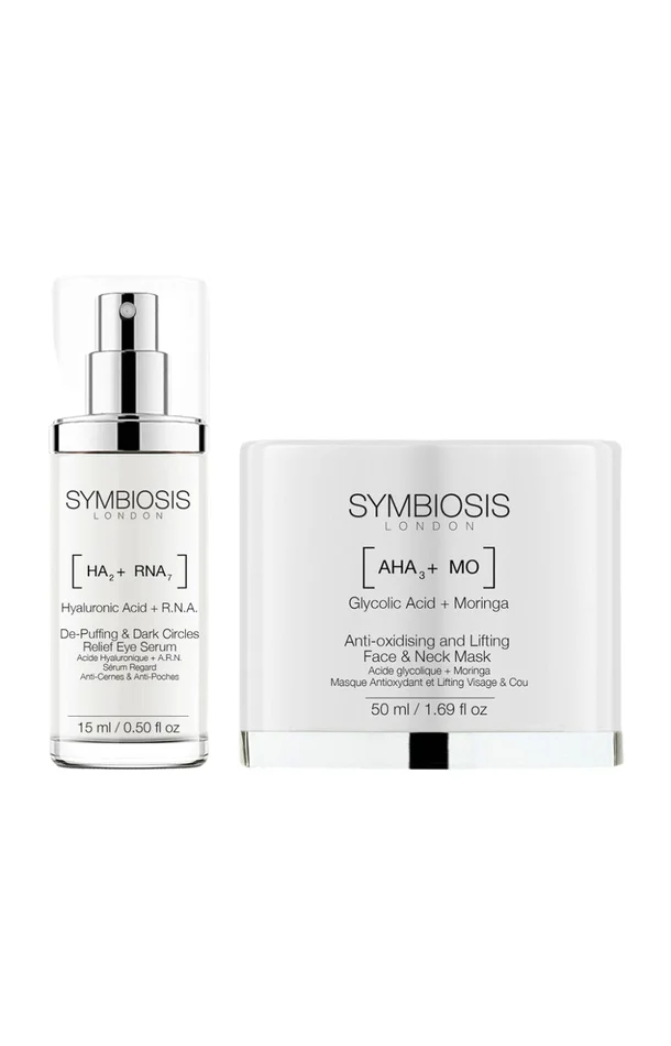 Kit anti-âge – Acide glycolique & acide hyaluronique – Visage & yeux