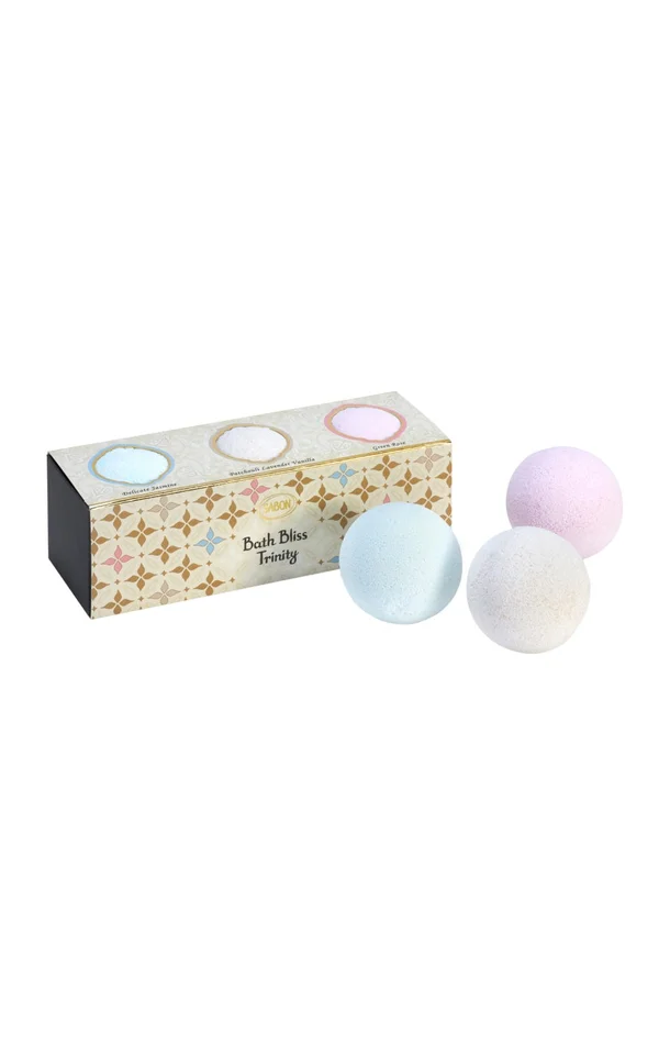 Kit boules de bain vegan – Rose , Jasmin & patchouli – 3 unités