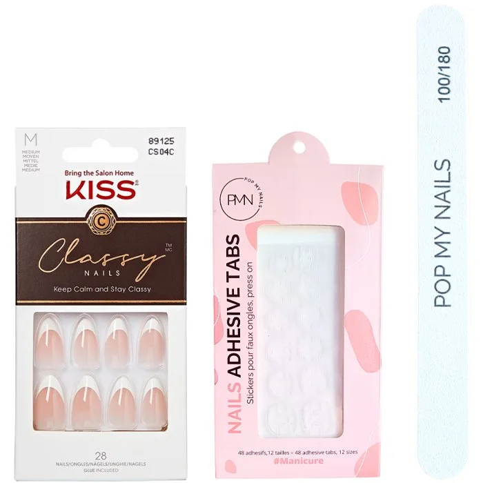 Kit de faux ongles – Kiss Products – Dashing – 28 capsules