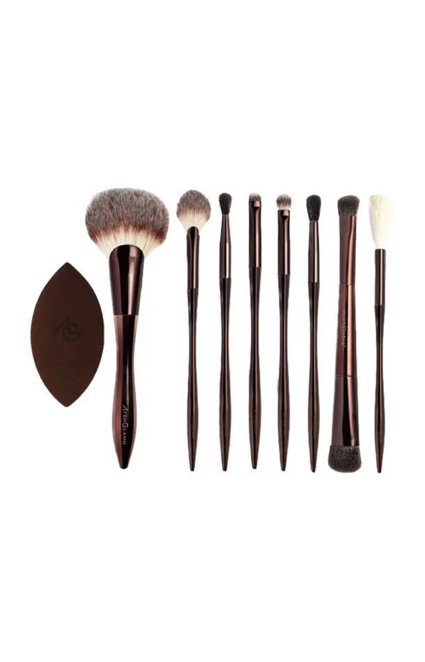 Kit de pinceaux – Yeux & teint – 9 produits