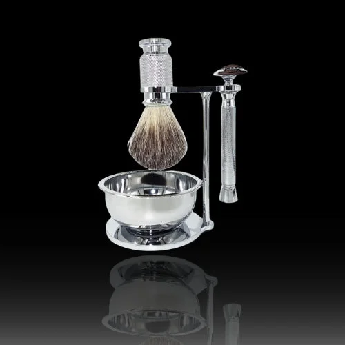 Kit Rasage Rasoir+Blaireau+Bol
