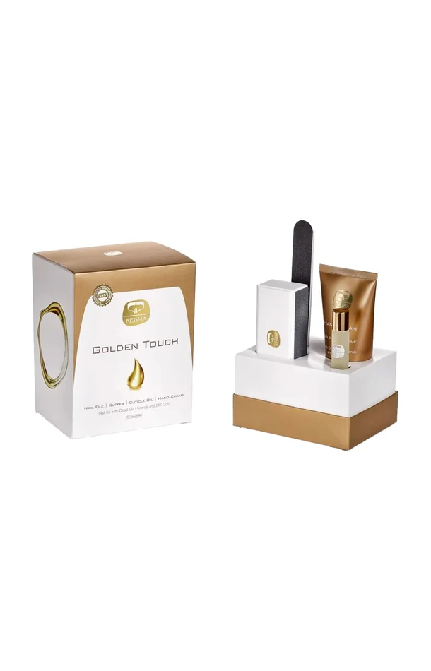Kit soin des ongles – Golden touch – 4 produits