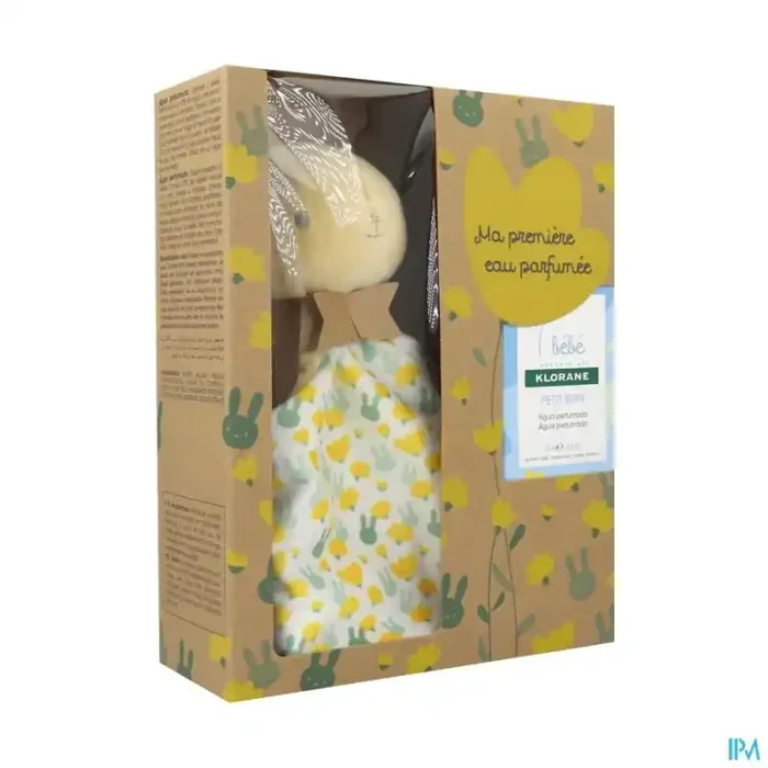 Klorane bébé coffret eau petit brin bebe 50ml + lapin