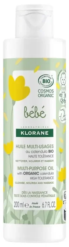 Klorane Bébé Huile Multi-Usages Calendula Bio 200 ml