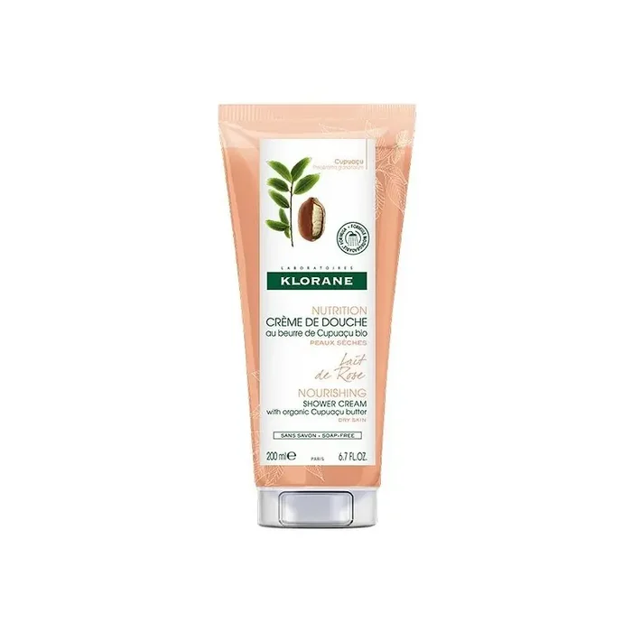 Klorane corps gel douche lait de rose 200ml