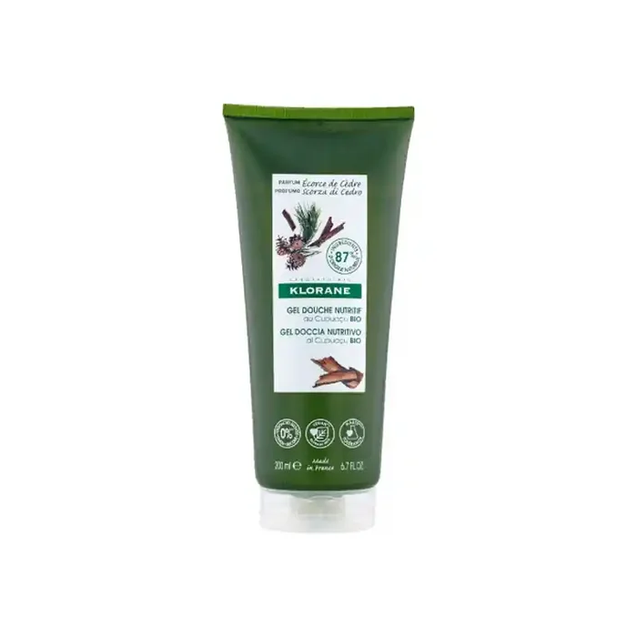 Klorane Ecorce de Cedre gel douche nutritif au Cupuacu bio 200ml