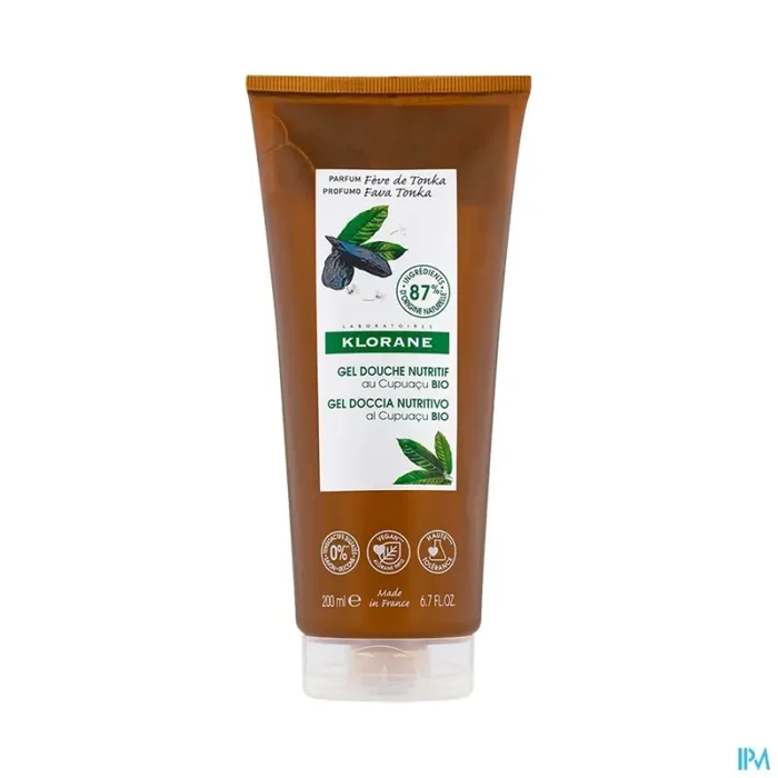 Klorane gel douche nutritif feve de tonka 200ml