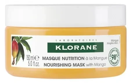 Klorane Masque à la Mangue – Cheveux Secs – Nourrissant 150 ml