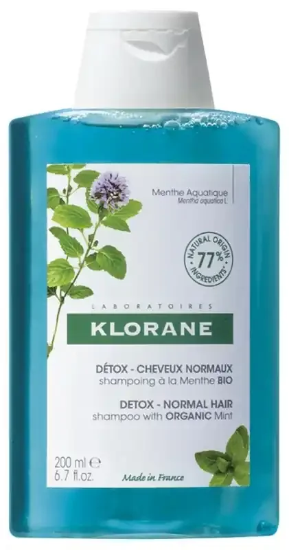 Klorane Menthe Aquatique Bio Shampooing 200 ml