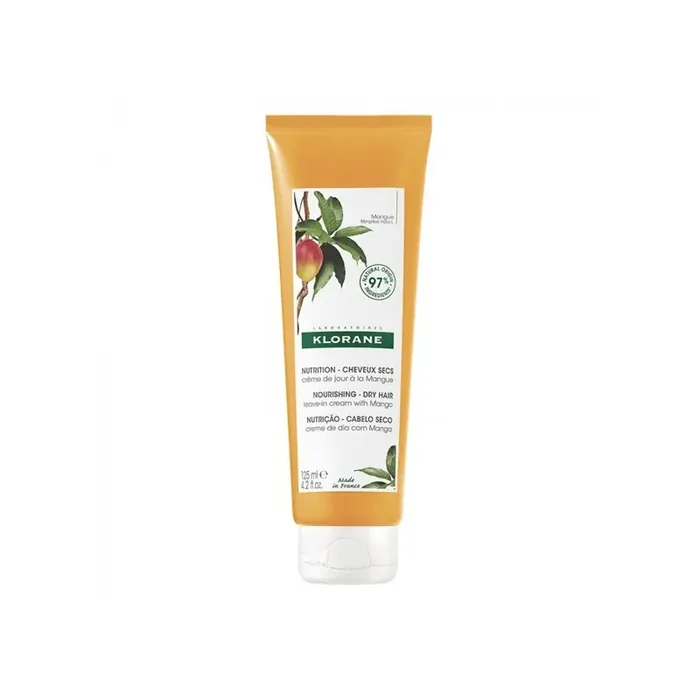 Klorane nutrition creme de jour cheveux sec au beurre de mangue 125ml