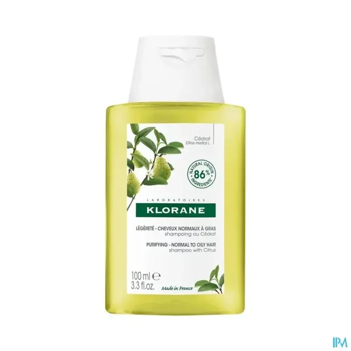 Klorane shampooing legerete au cedrat 100ml