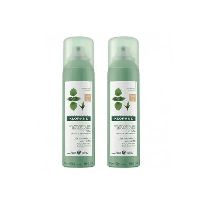 Klorane shampooing sec seboreducteur a l‘Ortie lot de 2 x 150ml