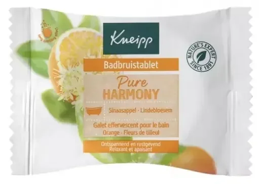 Kneipp Galet Pour le Bain – Fleurs de Tilleul / Oranger (Bulle d‘Harmonie) – 80 g