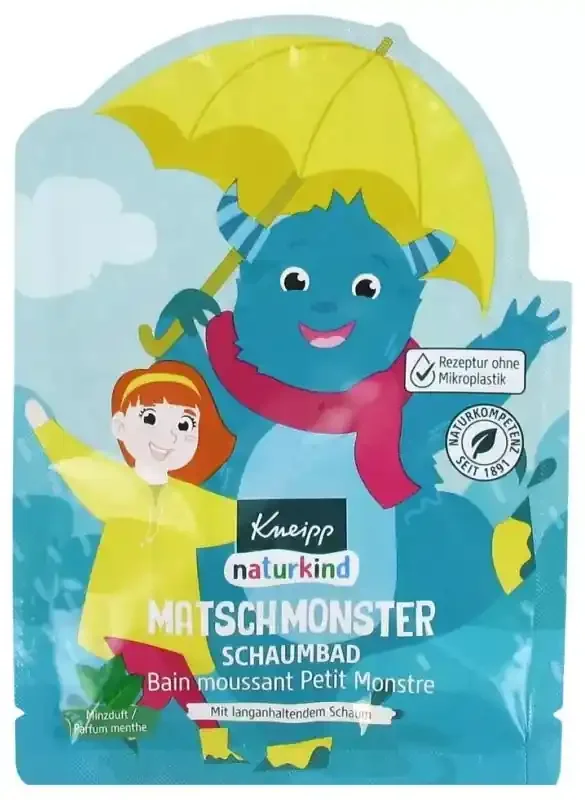 Kneipp Nature Kids Petit Monstre Bain Moussant Senteur Menthe 40 ml