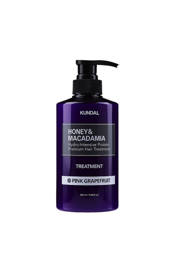 Kundal – Soin hydratant – Miel & macadamia – Pamplemousse rose – Cheveux – 500 ml