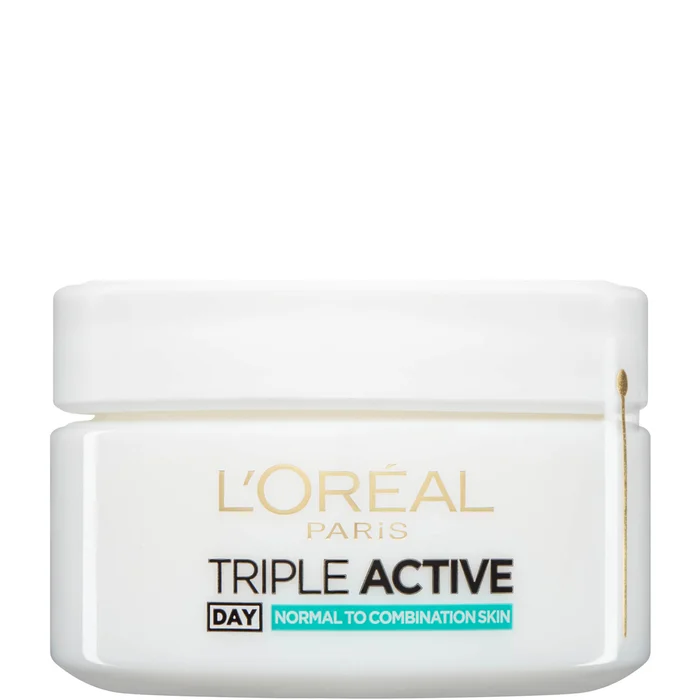 L'Oréal Paris Dermo Expertise Triple Active Crème Hydratante Jour Multi-Protectrice pour Peaux Normales à Mixtes 50 ml