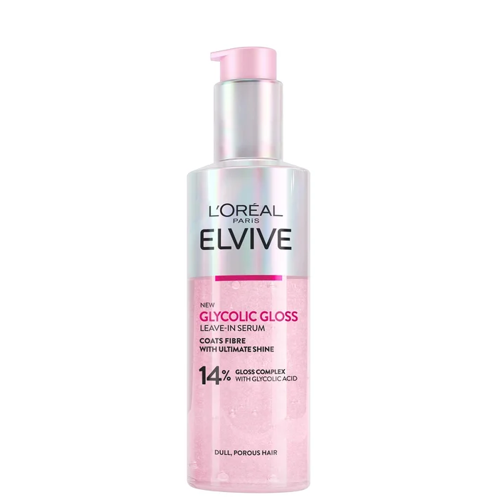 L'Oréal Paris Elseve Glycolic Gloss Sérum Sans Rinçage pour Cheveux Ternes 150 ml