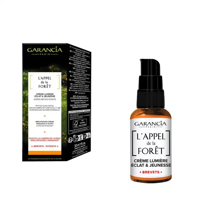 L‘APPEL DE LA FORÊT CREME LUMIERE ÉCLAT ET JEUNESSE 30ML GARANCIA