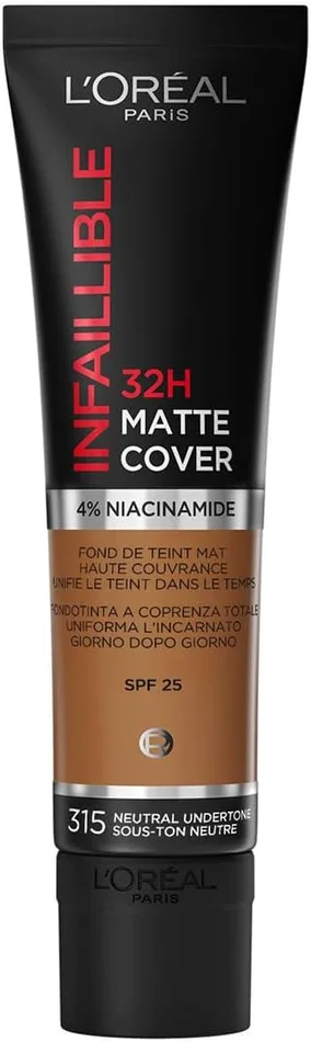 L’Oréal Infaillible 32H Matte 315 Fond de teint à couvrance totale