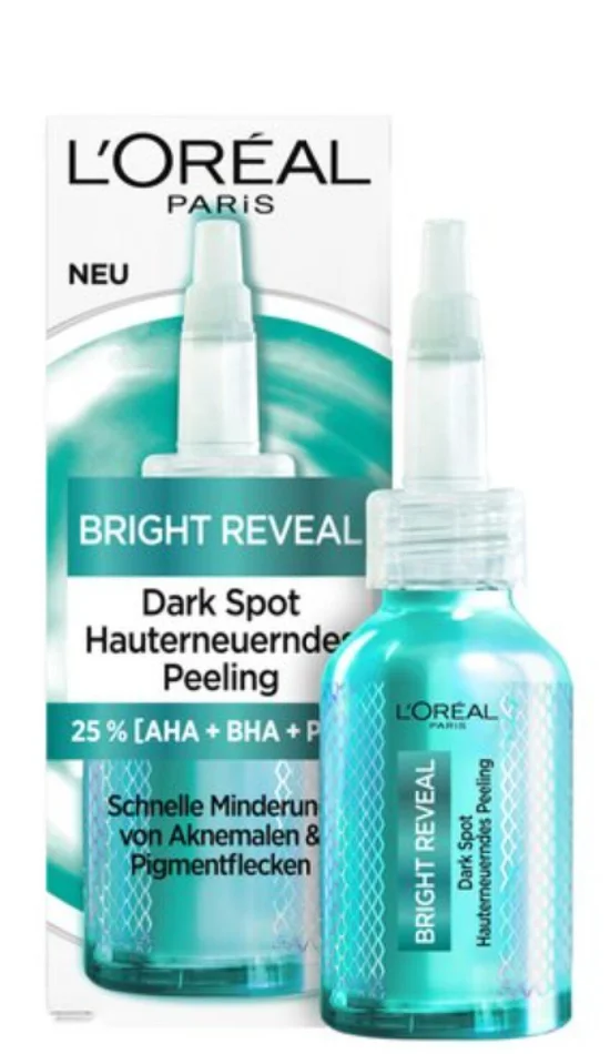 L’OREAL Soin Visage Peeling Exfoliant Anti Tâches Bright Reveal