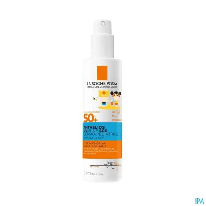 La roche posay anthelios 50+ dermo pediatrics spray corps 200ml