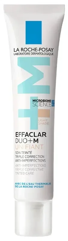 La Roche-Posay Effaclar Duo+M Soin Teinté Triple Correction Anti-Imperfections 40 ml – Teinte Claire