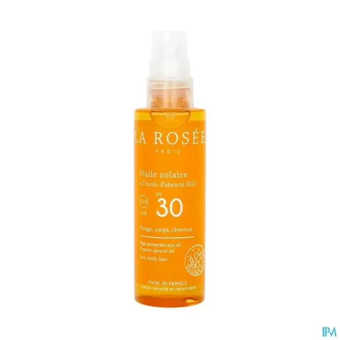 La rosée huile solaire à l‘huile d‘abricot bio SPF30
