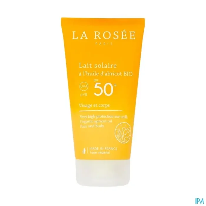 La rosée lait solaire à l‘huile d‘abricot bio SPF50+