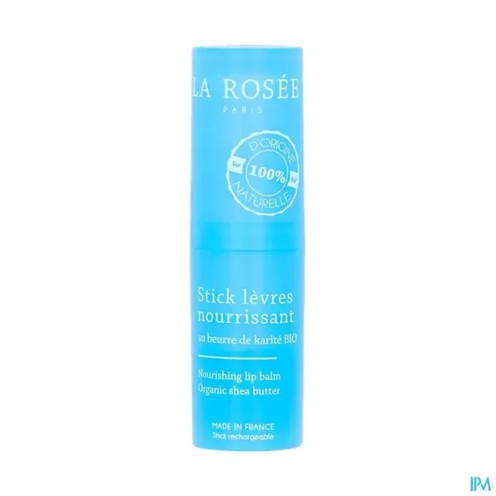 La rosée stick levres nourrissant au beurre de karite bio rechargeable 4g5