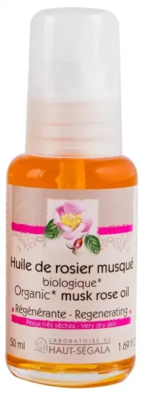 Laboratoire du Haut-Ségala Huile de Rosier Musqué Vierge 50 ml Biologique *