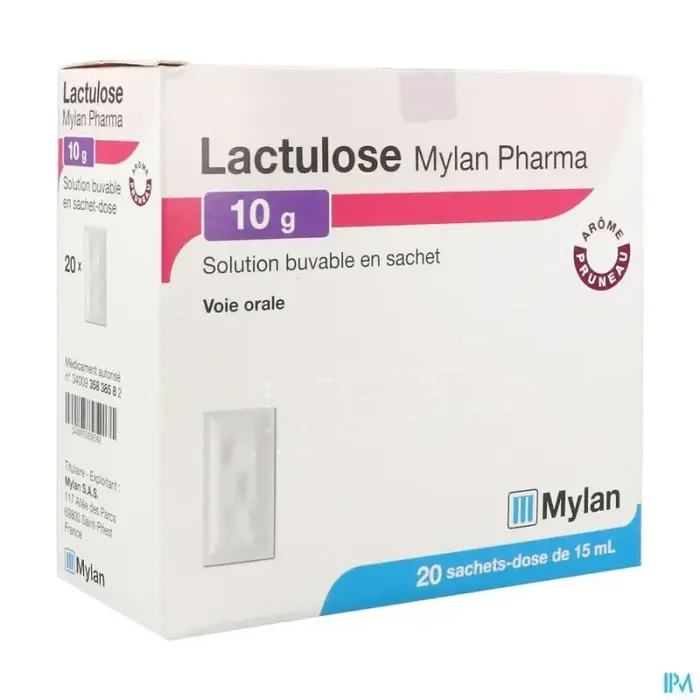 Lactulose viatris 10g/15ml solution buvable sachet 20
