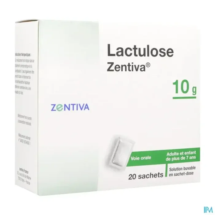 Lactulose zentiva 10g/15ml solution buvable sachet 20