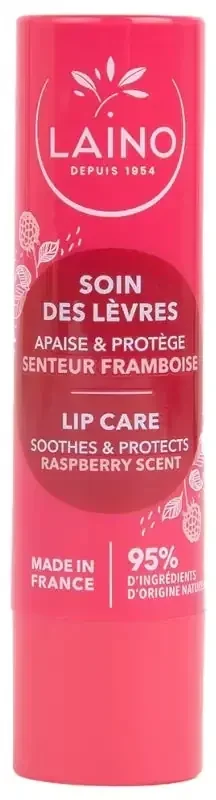 Laino Soin Des Lèvres Pailleté Senteur Cassis 4 g – Senteur Framboise