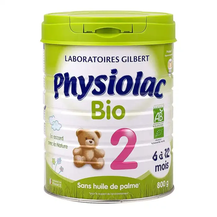 Lait 2ème âge bio 6/12 mois 800g