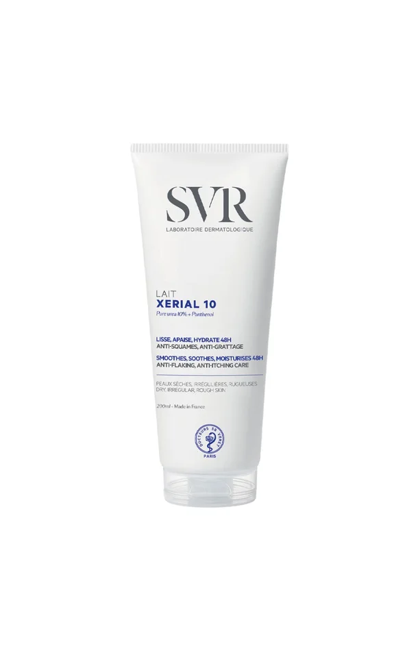 Lait anti-squames apaisant – Xerial 10 – Peaux sèches & sensibles – Corps – 200 ml