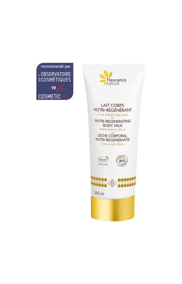 Lait bio nutri-régénérant – Gelée royale – Corps – 200 ml