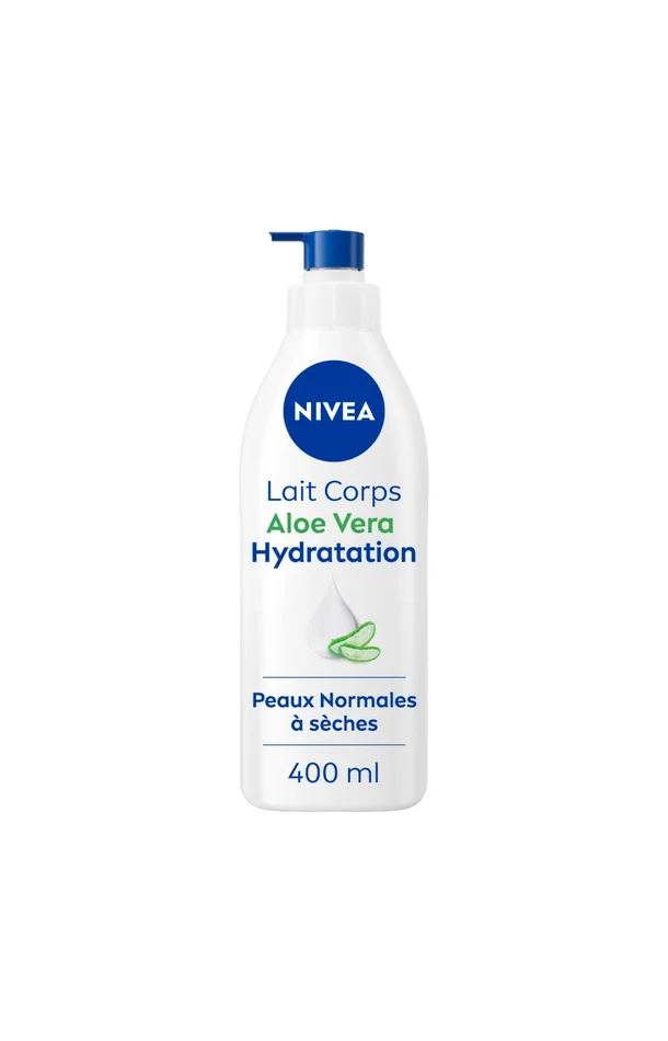 Lait corporel hydratant – Aloe vera – Peaux sèches – 400 ml
