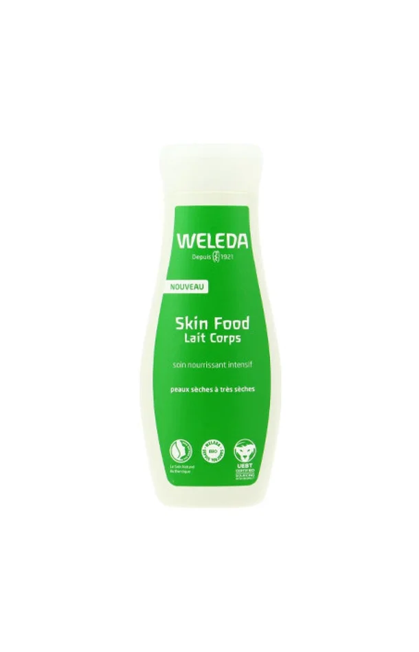 Lait corps nourrissant bio – Skin Food – Peaux sèches à très sèches – 200 ml