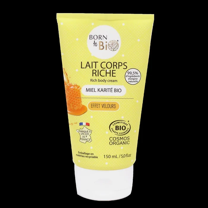 Lait Corps Riche Miel Karité – Certifié Bio