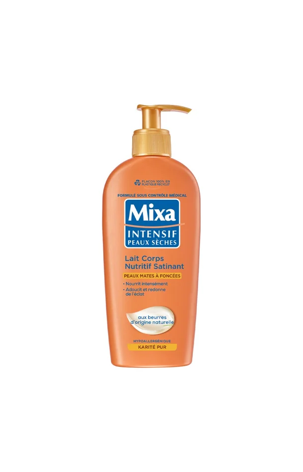Lait corps satinant – Karité – Peaux mates à foncées – 250 ml